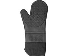 81609 - Guante de Silicona para Horno y Barbacoa (Extragrande, 40 cm), Color Negro