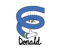 Komar Disney Wandbild Von fotomural, carbÃ³n, 50 x 70 cm