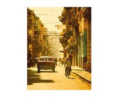 Komar Wandbild Von Cuba Streets | Poster, Bild, Wohnzimmer, Schlafzimmer, Dekoration, Kunstdruck | ohne Rahmen | P122A-40x50 fotomural, carbÃ³n