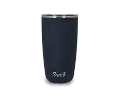 Swell Vaso con tapa, 530 ml, Azurite, taza de viaje aislada al vacÃ­o con tapa pop-On, para bebidas frÃ­as y calientes, sobre la marcha hasta 12 horas frÃ­as/4 horas calientes