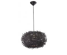 Interfan Lámpara Colgante con 1 Luz Lido, Gris Oscuro
