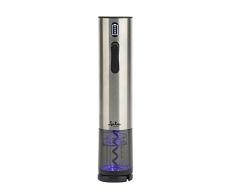 Jata HVIN2201 - Abridor de Vino ElÃ©ctrico, Sacacorchos de acero inoxidable, Apto para cualquier tapÃ³n, AutonomÃ­a de 70 botellas, Carga USB (incluido) Incluye cortador de cÃ¡psulas