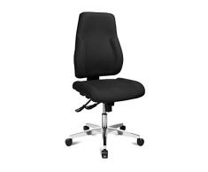 Topstar P91 Silla giratoria de Oficina, poliÃ©ster, Negro, 68 x 48 x 111 cm