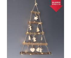 Arbol de Madera con luz para Colgar