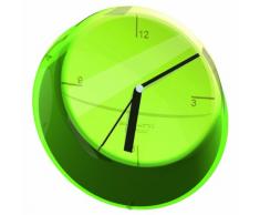 Bugatti Reloj de Pared, Verde, 33x33x5 cm
