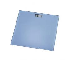 Xavax Emma Báscula Personal electrónica Plaza Azul - Báscula de baño (Báscula Personal electrónica, 150 kg, kg, LB, ST, Plaza, Azul, Vidrio)