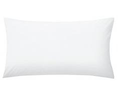 Helena Springfield Bedding Direct Delbanco percal 50/Funda de Almohada, Blanco, Grande