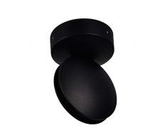 V-TAC Lámpara de Pared LED 7 W, Wall Light IP65, Negro, 4000 K