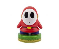 Paladone Super Mario Shy Guy 3D Icon BDP | Producto Oficial Coleccionable Nintendo | Idea de Regalo único | Luz Nocturna Brillante o lámpara de Escritorio | Funciona con Pilas 2 x AAA, Blanco
