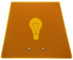 Illuministi I1006.1 Icona L - Aplique de pared (8 ledes, 35,5 x 12 x 28 cm)
