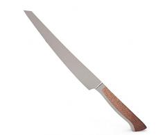 GÃDE Solingen - Cuchillo jamonero forjado, 21 cm, madera de nogal, CAMINADA, Hecho a mano en Alemania