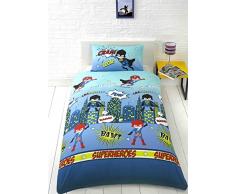 Superhéroe Junior/Cama Cuna Juego de cama infantil Kid s niños ropa de cama juego de cama