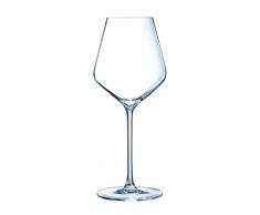 Cristal DArques Paris Collection Ultime - 6 vasos de pie de 38 cl de cristal â Brillo y alta resistencia â Fabricado en Francia â Embalaje reforzado, adecuado para la venta online