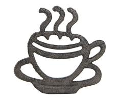 Clayre & Eef 6Y3053 - Posavasos para Taza de cafÃ© 19 x 18 x 2 cm.