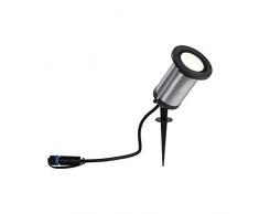 Paulmann 94285 Plug & Shine Spot Classic-LÃ¡mpara LED para Exteriores 1 x 5,1 W, IP65, protecciÃ³n contra chorros de Agua, Antracita, iluminaciÃ³n de jardÃ­n, Metal, Blanco cÃ¡lido, 3000 K