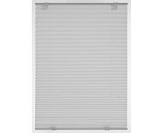 Gardinia Estor Plisado con ventosas, persiana Plegable Opaca, Todas Las Piezas de Montaje, 2 rieles de Aluminio, 60 x 130 cm, Color Gris