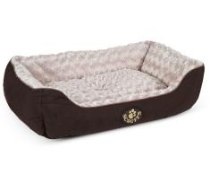 Scruffs Wilton perro cama, grande, 75 x 60 cm, color marrón