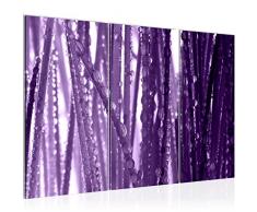 Runa Art 200731b - Cuadro de pared (120 x 80 cm, lienzo de fieltro, formato XXL, 3 piezas, fabricado en Alemania, listo para colgar), color morado