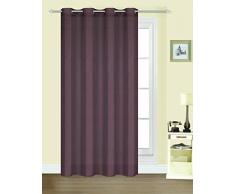 Forentex Cortinas Confección F-0576 Visillos Translúcida para Ventanas/Puertas, Polyester, Tosdada, 300x260 cm