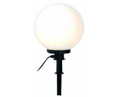 Naeve Leuchten 4068281 - Lámpara esférica para exterior (diámetro: 30 cm, con cable conector de 2,5 m), color blanco