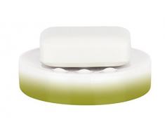 Spirella, Verde colecciÃ³n Tube, Bandeja para Pastilla de jabÃ³n 11,0 x 11,0 x 2,6 cm, Porcelana, 11.0 X 11.0 X 2.6 Cm