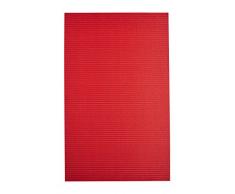 Ridder - Alfombrilla de Espuma (PVC, 65 x 200 cm), Color Rojo
