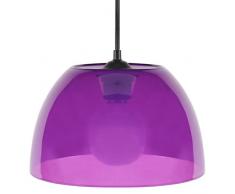 Tosel 13833 Plexi/Rute - Lámpara colgante de plástico (60 W, E27), transparente/morado, E27, 60 wattsW 230 voltsV