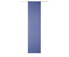 Deko Trends 8174 01 599 KOS - Cortina (riel de Aluminio y Barra de contrapeso), Color Azul