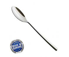 ORYX Flair Cuchara Mesa, Acero, Plateado, 21x4x5 cm, 12 Unidades