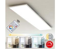 Briloner Leuchten 7196-016 Panel De Techo Led, 36 W, Blanco