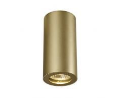 Slv Enola_B CL-1 / Foco, luz de inundación, proyector Techo, luminaria de Superficie, iluminación Interior / GU10 35 W Dorada, Oro