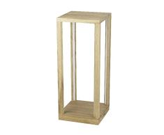 Homemania HOMBR_0240 Lámpara de Mesa Cubos, Escritorio, Oficina, Mesilla de Noche, AcrÃlico, Madera, 25 x 25 x 61,5