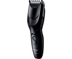 Panasonic ER-GC20-K503 Cortapelos Impermeable para Cabello y Cuerpo (Recargable, Acero Inoxidable, 100% Lavable, BaterÃa Larga Duración, 7 Longitudes), Negro
