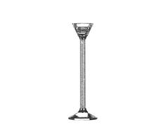 Premier Housewares - Candelabro con Efecto de Cristal en Pedazos, Transparente, Transparente, 26 x 8 x 8