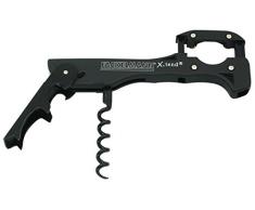 FMprofessional Sacacorchos Camarero, Acero Inoxidable, Acero Inoxidable, Negro, 50 x 50 x 20 cm