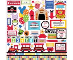 Queen Reina y Co Reina y Co Magia cartulina Pegatinas 30,48Â cm x 12-Inch-Around Parque