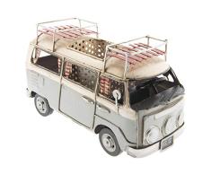 Clayre & Eef 6Y2991 Bus - Coche de Juguete 19 x 10 x 12 cm.