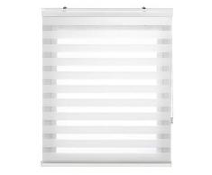 Zebra Textil Sansa Estor Enrollable Doble Tejido, Noche y dÃ­a, Poliester, Crema, 105 x 175 cm