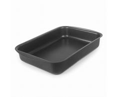 Lacor - 15735 - Bandeja Horno, Fuente Rustidera Horno, Ecológica, Rectangular, Antiadherente, Libre de PFOA, Apta hasta 240 ºC, Aluminio de Máxima Calidad, 35 x 26 x 6.3 cm