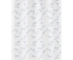 Kleine Wolke 4985100305 Birdie - Cortina de Ducha (180 x 200 cm), Color Blanco