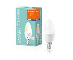 LEDVANCE Lámpara LED | E14 | Warm White | 2700K | 5W=40W | SMART+ Candle Dimmable
