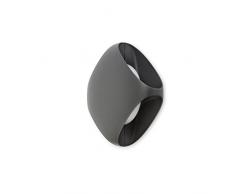 Faro Barcelona 71212 - BU-oh Aplique Gris Oscuro led 12w 3000k