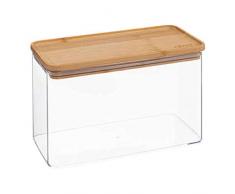 Caja rectangular Eske con tapa de bambÃº 2L