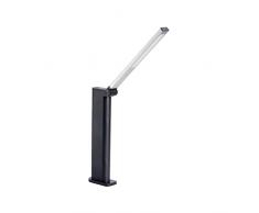 Philips - LÃ¡mpara LED de mesa tipo Flexo Philips Amber (negro) 5W 4000K Luz blanca frÃ­a RegulaciÃ³n gradual carga USB