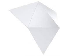 Sollux Lighting - Lámpara de pared, acero, color blanco, 24 x 27 x 7