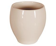 Spirella colección Bali, Portacepillos de Dientes Ø9 x 9,5 cm, Porcelana, Arena
