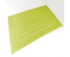 Douceur dIntérieur - 1800513, Tapete De Bano, 50 X 85 Cm, Vitamine, Felpa 1000G Liso, Verde