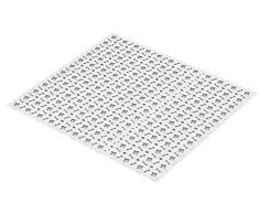 Kleine Wolke Ivy - Alfombrilla de Ducha (PVC, 54 x 54 cm), Color Blanco
