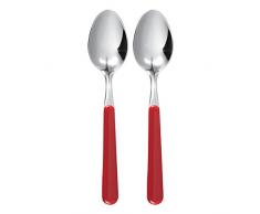 Excelsa Trendy 2 Unidades Rojo de cucharas de Mesa