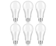 Bombilla LED E27 de color blanco frÃo, STANBOW de 13 W, 1200 lúmenes, repuesto para bombilla incandescente de 100 W, lámpara LED Edison, bombilla de ahorro de energÃa A60 para cocina, paquete de 6